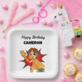 De verjaardag van Ryan Papieren Bordje (Feest)