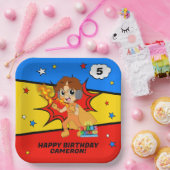 De verjaardag van Ryan Papieren Bordje (Feest)