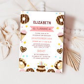 De verjaardag van Sweet Donut kind Kaart