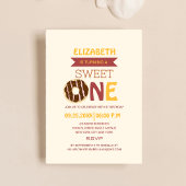 De verjaardag van Sweet One Donut Kleurrijk kind d Kaart