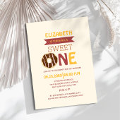 De verjaardag van Sweet One Donut Kleurrijk kind d Kaart