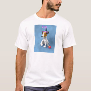 De verjaardag van Terrier van JackRussel T-shirt