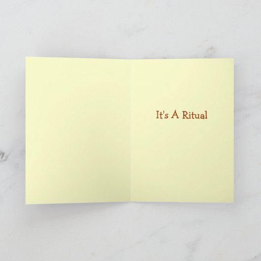 De Verjaardag van Tiki Kaart (Binnen)