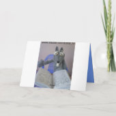 De Verjaardag van weinig Piggy Kaart (Achterkant)