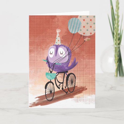 De Verjaardag van Whooooooooo is het?! Kaart (Voorkant)