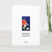 De verjaardag wenst dit: liefde en geluk kaart (Achterkant)