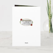 De verjaardag - zeer Uniek iemand - Lapwerk nam Kaart (Achterkant)