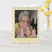 De verjaardagen zijn goed voor u grappige kaart (Gele Bloem)