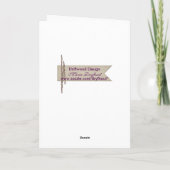 de verjaardags -verjaardag-mumboeket van de vriend kaart (Achterkant)
