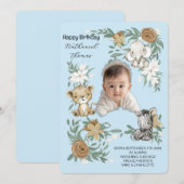 De verjaardagsbash-uitnodiging van onze Little Sun Kaart (Voorkant / Achterkant)