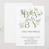 De verjaardagsbash van onze kleine zonneschijn kaart (Voorkant / Achterkant)