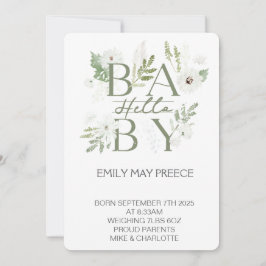 De verjaardagsbash van onze kleine zonneschijn kaart