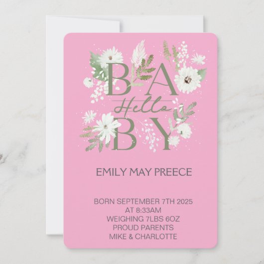 De verjaardagsbash van onze kleine zonneschijn kaart (Voorkant)