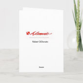 de verjaardagsgift van vrouwenuitgaven kaart (Achterkant)