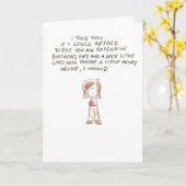 de verjaardagsgift van vrouwenuitgaven kaart (Gele Bloem)