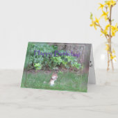 "De verjaardagskaart materiaal van Uw Wangen" Kaart (Gele Bloem)