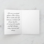 De verjaardagsKaart van de kleindochter Kaart (Binnen)