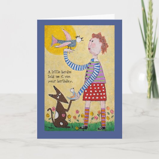 De verjaardagskaart van de School van de vlucht Kaart (Voorkant)