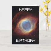 de verjaardagskaart van de schroefnevel kaart (Gele Bloem)