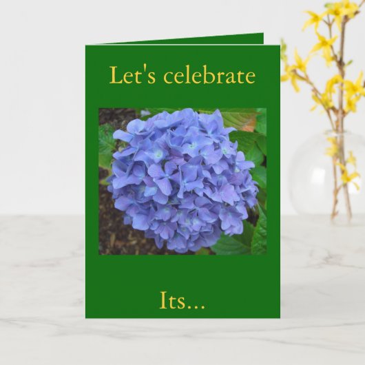 De verjaardagsKaart van de vriend Kaart (Gele Bloem)