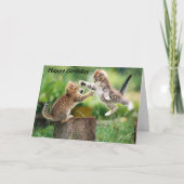 De verjaardagsKaart van de vriend Kaart (Voorkant)