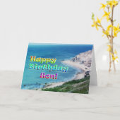 De verjaardagskaart van de zoon kaart (Gele Bloem)