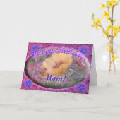 De verjaardagskaart van het mamma kaart (Gele Bloem)