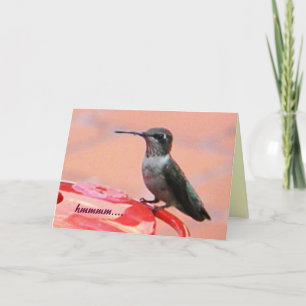 De verjaardagskaart van Hummer Kaart