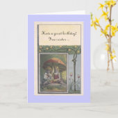 De verjaardagskaart van mijn zuster kaart (Gele Bloem)