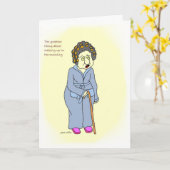 De verjaardagskaart van ontwaken kaart (Gele Bloem)