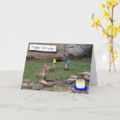 de verjaardagskaart van partijotters kaart (Gele Bloem)