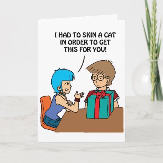 De verjaardagskaart van Tom Boy Tara Kaart (Voorkant)