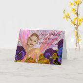 De verjaardagskaarten van de kleindochter - pas kaart (Gele Bloem)