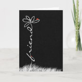 de verjaardagsmadeliefje en lieveheersbeestjes van kaart (Voorkant)