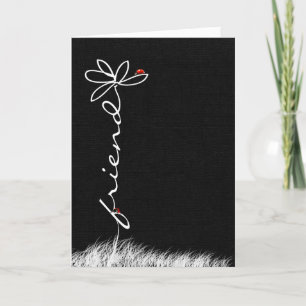 de verjaardagsmadeliefje en lieveheersbeestjes van kaart