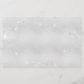 De verjaardagspartij van de begroting zilver blauw (Achterkant)