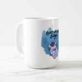 De Verjaardagsruimtevaarder Koffiemok (Voorkant links)