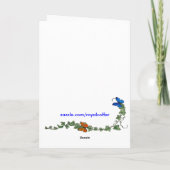 De verjaardagswenskaart van de prinses kaart (Achterkant)