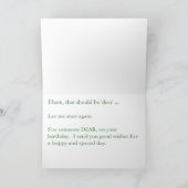 De verjaardagswenskaart van herten kaart (Binnen)