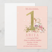 De verjaardagszwaan kaart (Voorkant / Achterkant)