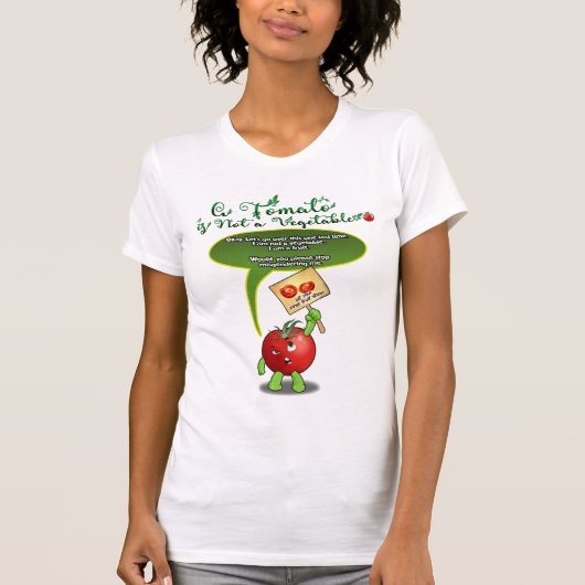 De verkeerd gegenderde tomaat (versie 2) t-shirt (Voorkant)