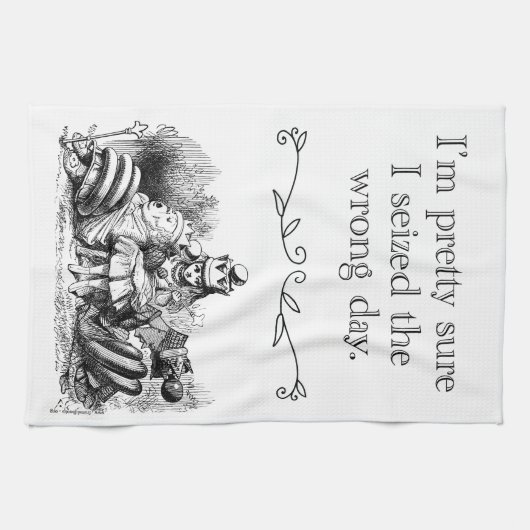 De verkeerde dag in beslag genomen, een slechte da theedoek (Horizontaal)