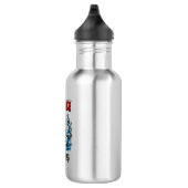 De verkeerde ijslaag smelt waterfles (Rechts)
