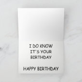 De verkeerde Kaart van de Verjaardag Bigfoot (Binnen)