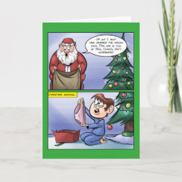 De verkeerde Kerstkaart van de Zak Feestdagen Kaart