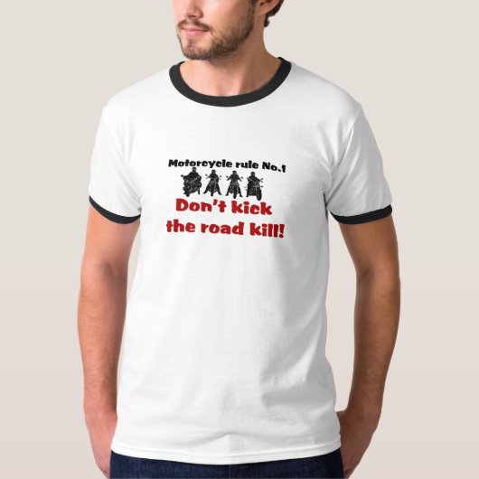 De verkeersdoden niet overvallen t-shirt (Voorkant)