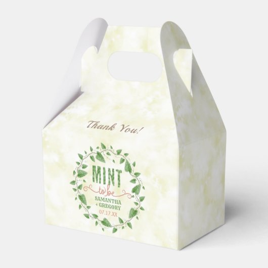 De Verkenner van de weduwen om Waterverf te zijn l Bedankdoosjes (Achterkant)