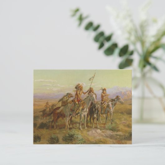 De verkenners briefkaart (Staand voorkant)