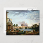 De verkiezing van de paus met Castel St. Briefkaart (Voorkant / Achterkant)