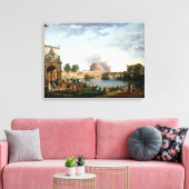 De verkiezing van de paus met Castel St. Canvas Afdruk (Insitu (Woonkamer))